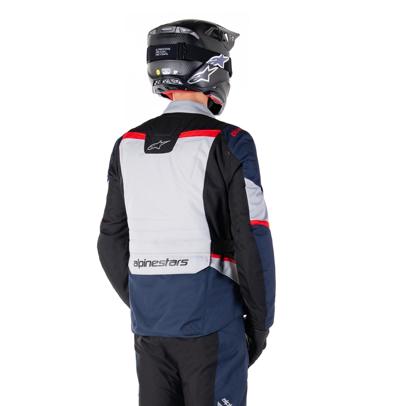 Alpinestars ST-1 Водоустойчиво яке за мотоциклет тъмно синьо-черно-червено