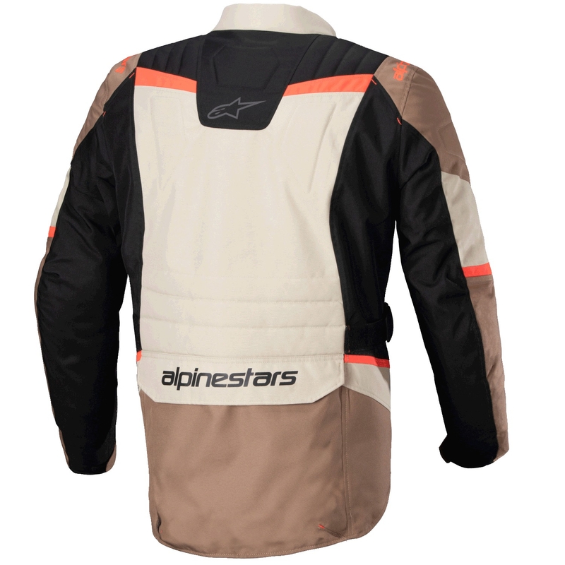 Alpinestars ST-1 Водоустойчиво мотоциклетно яке каки-пясъчно-черно-флуо червено