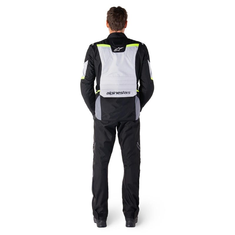 Alpinestars ST-1 Водоустойчиво сиво-черно-флуорово жълто яке за мотоциклет