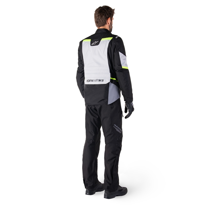 Alpinestars ST-1 Водоустойчиво сиво-черно-флуорово жълто яке за мотоциклет