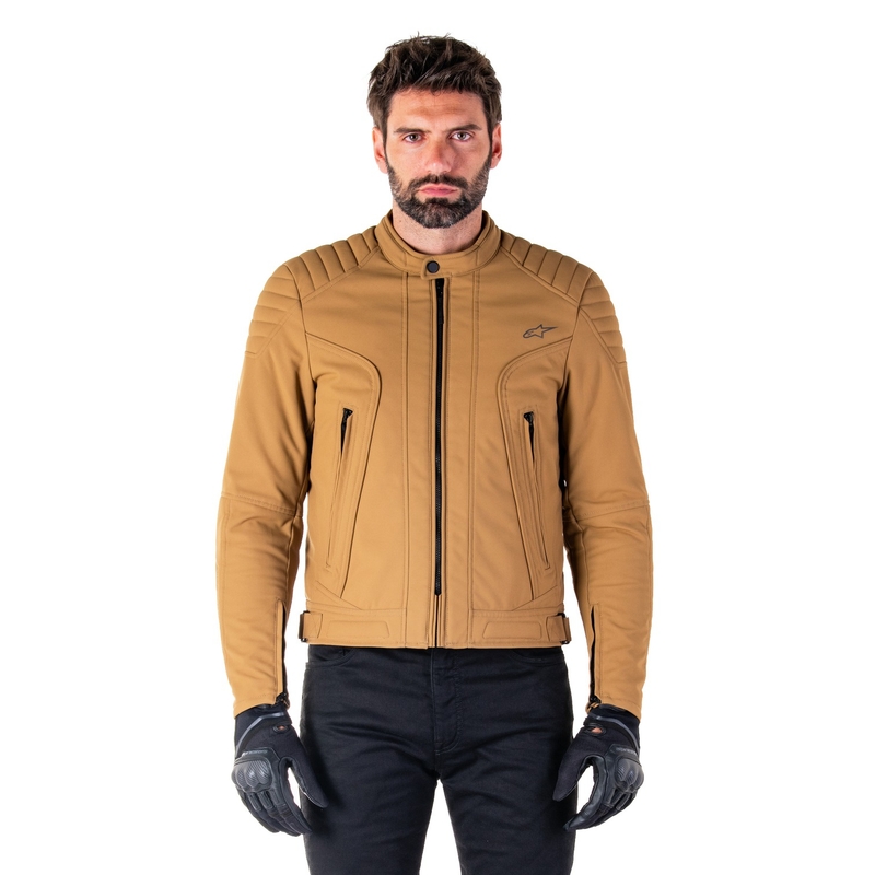 Alpinestars Clayton Водоустойчиво светлокафяво яке за мотоциклет