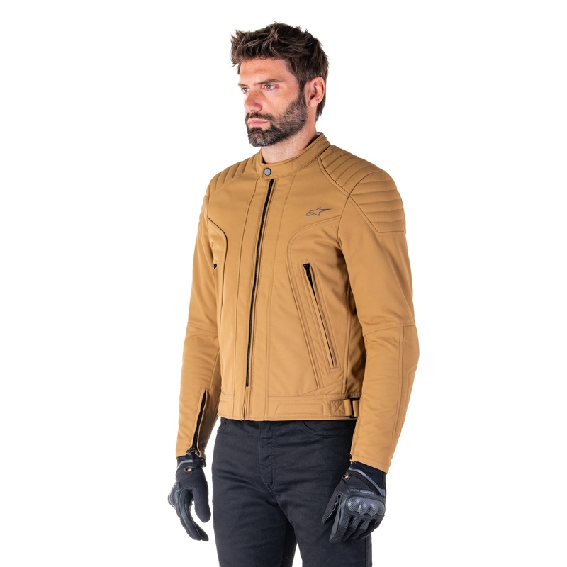 Alpinestars Clayton Водоустойчиво светлокафяво яке за мотоциклет