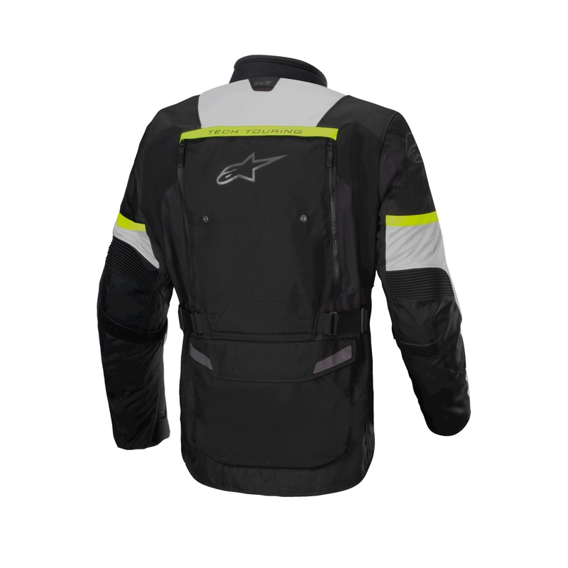 Alpinestars Bogota PRO Drystar черно - сиво - флуорово жълто яке за мотоциклет