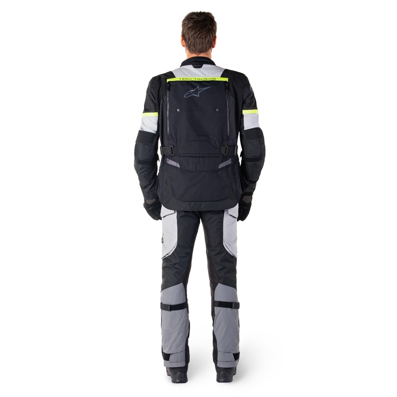 Alpinestars Bogota PRO Drystar черно - сиво - флуорово жълто яке за мотоциклет
