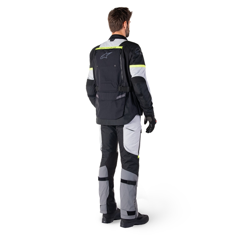 Alpinestars Bogota PRO Drystar черно - сиво - флуорово жълто яке за мотоциклет