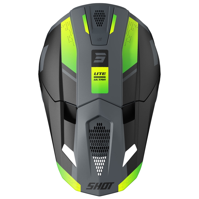 Мотокрос каска Shot Lite Ultra matt fluo yellow