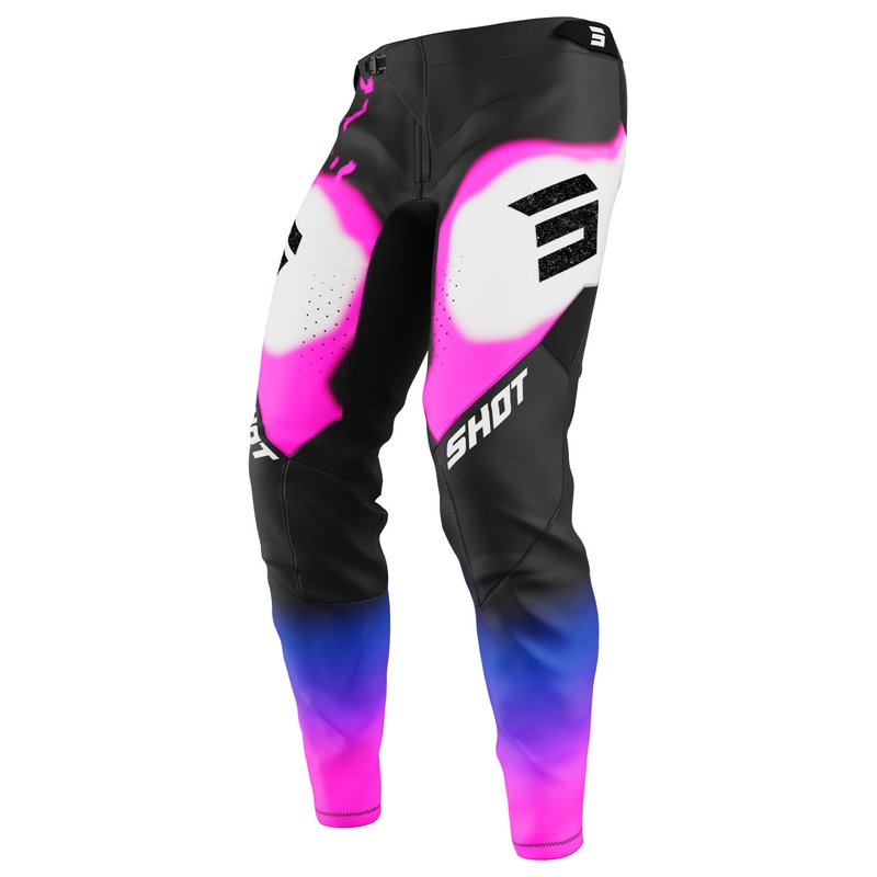 Панталони за мотокрос Shot Aerolite Astral blue-pink