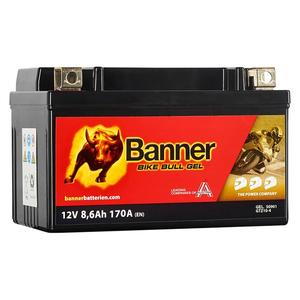Гел батерия Banner Bike Bull GEL 509 01/BGTZ10-S - GTZ10-S 12V, 8.6Ah, 170A