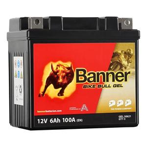 Гел батерия Banner Bike Bull GEL 506 21/BGTZ7-S - GTZ7-S 12V, 6Ah, 100A