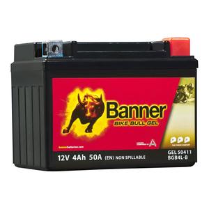 Гел батерия Banner Bike Bull GEL 504 11/BGB4L-B - GB4L-B 12V, 4Ah, 50A