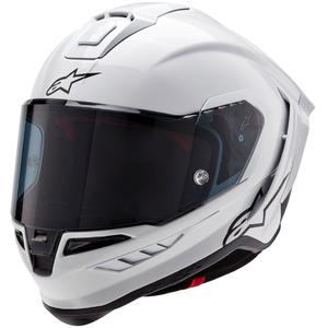 Alpinestars Supertech R-10 Solid carbon white matt integral мотоциклетна каска