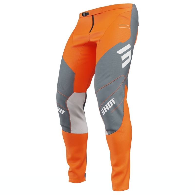 Панталони за мотокрос Shot Contact Shield orange