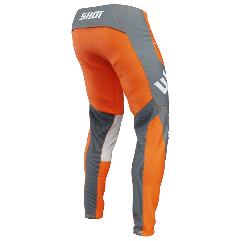 Панталони за мотокрос Shot Contact Shield orange