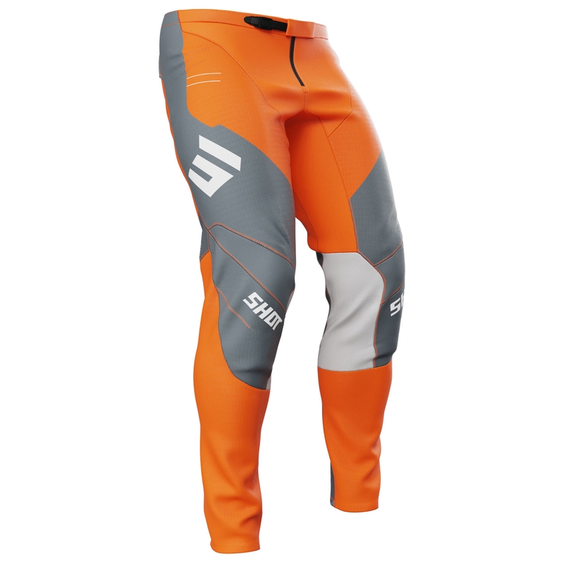 Панталони за мотокрос Shot Contact Shield orange