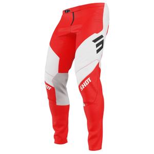 Панталони за мотокрос Shot Contact Shield red