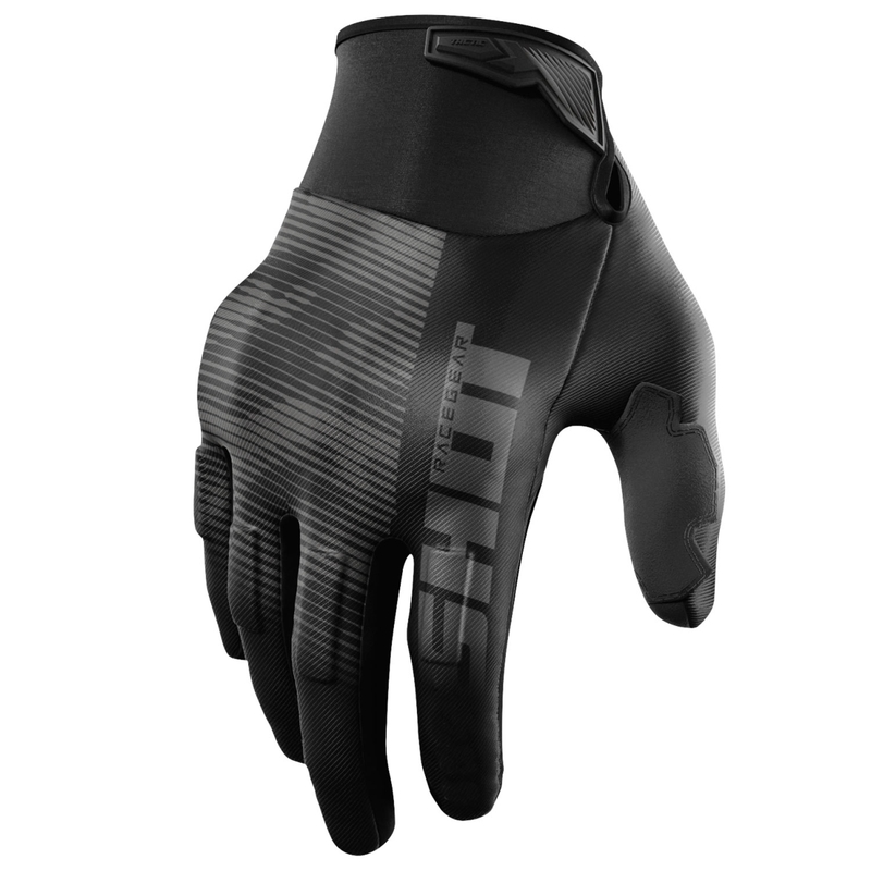 Ръкавици за мотокрос Shot Drift Tactic black-grey