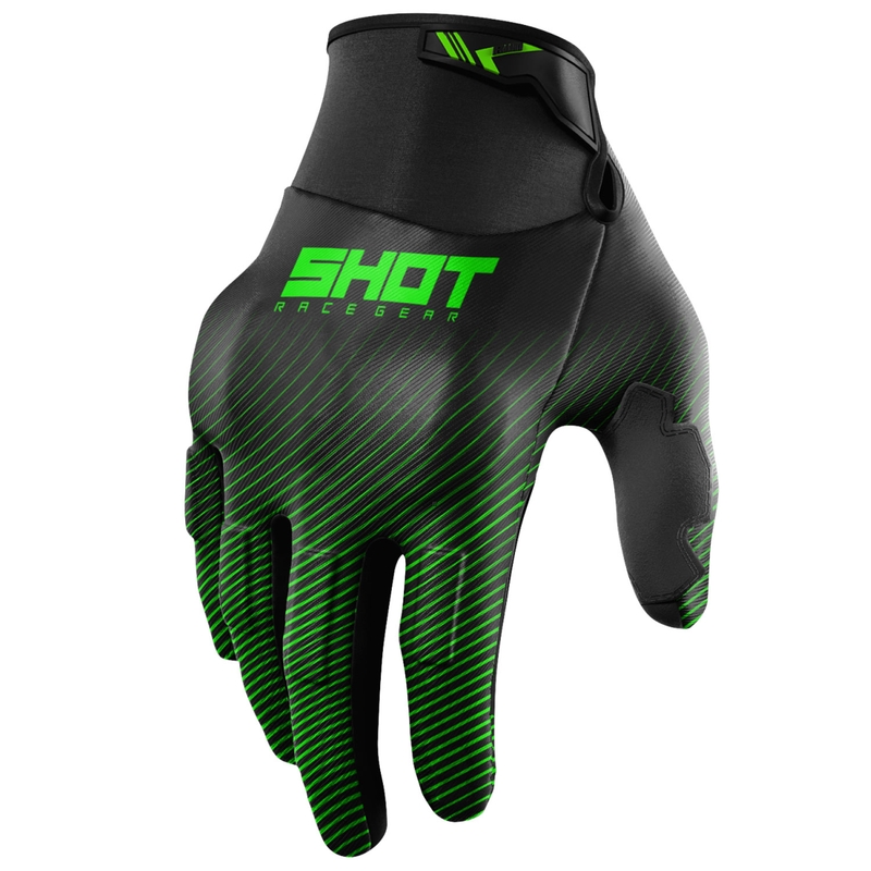 Ръкавици за мотокрос Shot Drift Rim Green