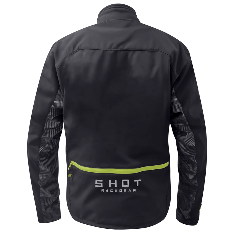 Яке за мотоциклет Shot Climatic черно - флуорово жълто