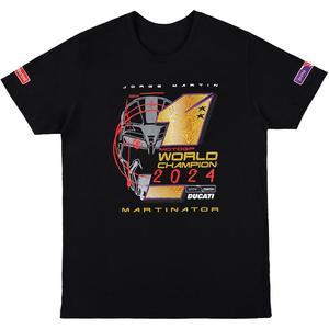 Тениска Ducatti Jorge Martin World Champ 2024 black