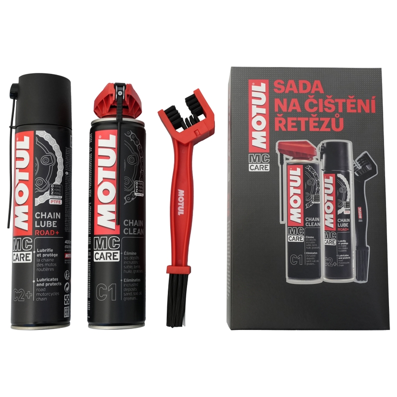 Подаръчен комплект за поддръжка на верига Motul