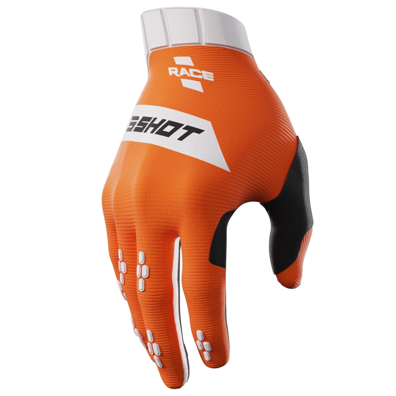 Детски ръкавици за мотокрос Shot Race orange
