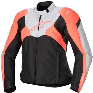 Alpinestars дамско водоустойчиво яке Stella T-Jaws 4 Black-Gray-Fluo Red за мотоциклети