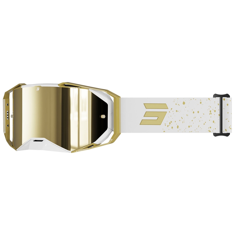 Очила за мотокрос Shot Lite Mist gold със златен иридиев плексиглас