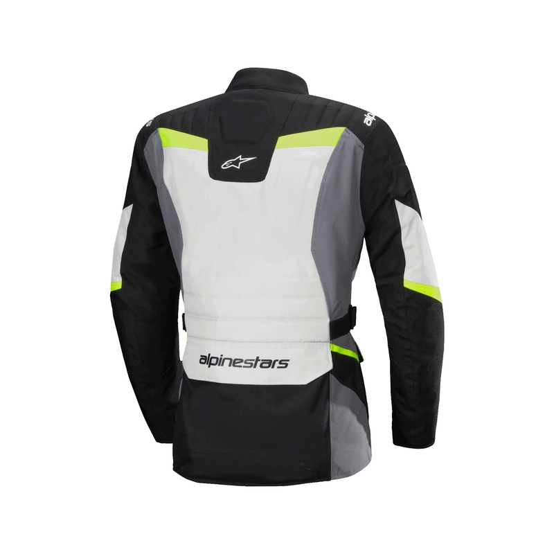 Alpinestars Stella ST-1 Водоустойчиво дамско яке за мотоциклети в сиво-черно-жълт цвят