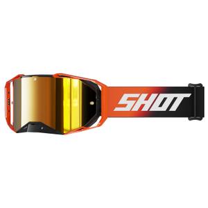 Очила за мотокрос Shot Lite Твърдо оранжево с оранжев иридиев плексиглас