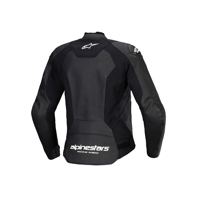 Alpinestars Stella Faster 3 дамско кожено мотоциклетно яке черно и бяло