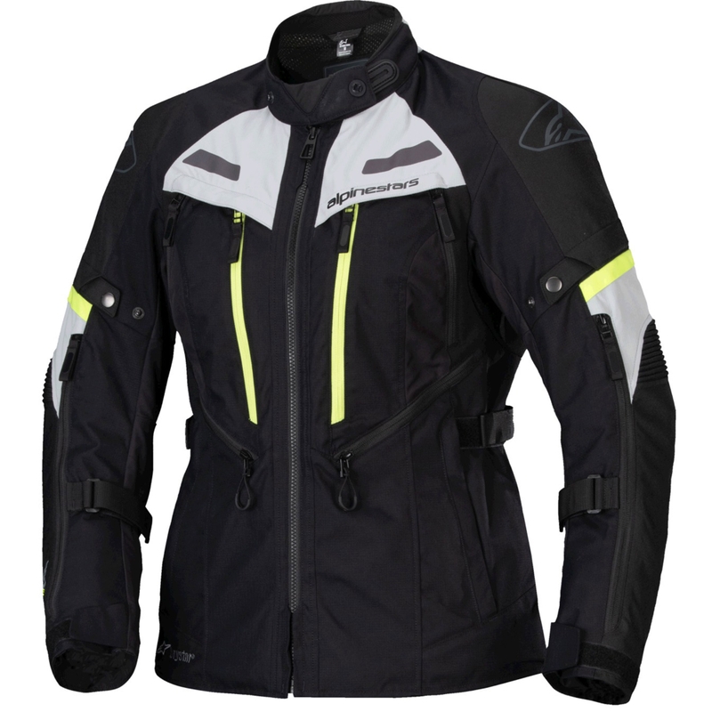 Alpinestars дамско яке Stella Bogota PRO Drystar Black-Gray-Fluo Yellow за мотоциклетизъм