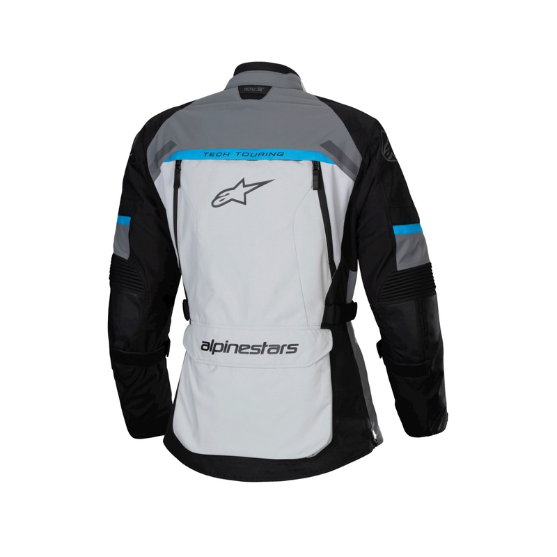 Alpinestars Stella Bogota PRO Drystar дамско яке за мотоциклет Grey-Black-Blue