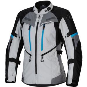 Alpinestars Stella Bogota PRO Drystar дамско яке за мотоциклет Grey-Black-Blue