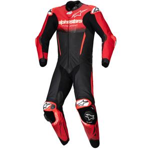Alpinestars GP-R7 Tech-Air готов/съвместим черен/червен кожен костюм от една част