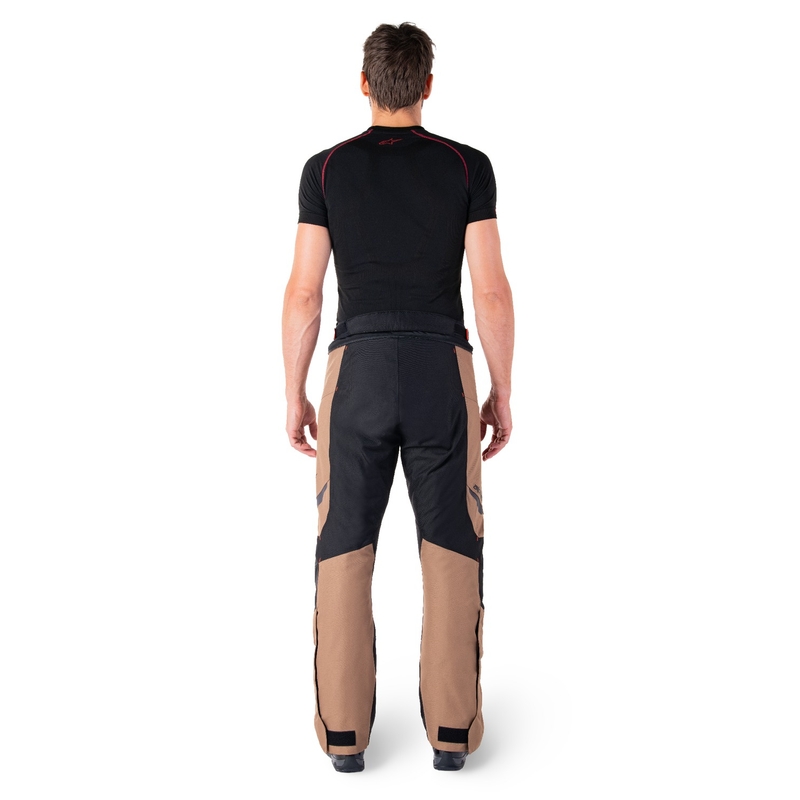 Alpinestars ST-1 Водоустойчив панталон за мотоциклетизъм каки-пясъчно-черно-флуо червено