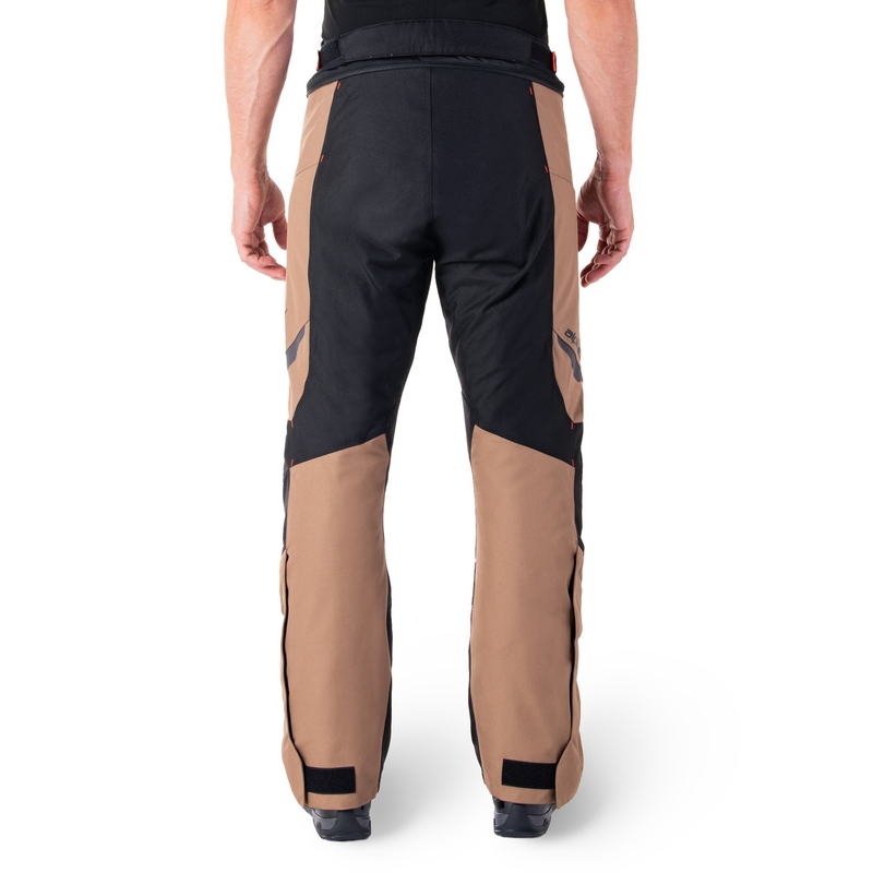 Alpinestars ST-1 Водоустойчив панталон за мотоциклетизъм каки-пясъчно-черно-флуо червено