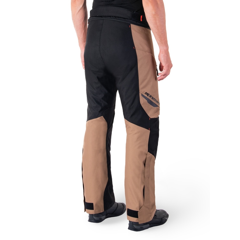 Alpinestars ST-1 Водоустойчив панталон за мотоциклетизъм каки-пясъчно-черно-флуо червено