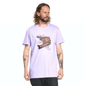 Тениска Meatfly Fullface purple