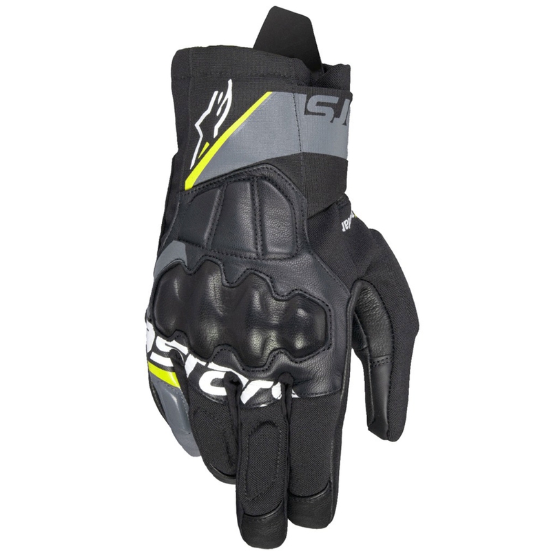 Alpinestars Corozal 3 Drystar Black-Grey-Fluo Yellow Ръкавици за мотоциклетизъм