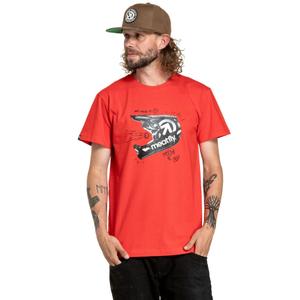 Тениска Meatfly Fullface red
