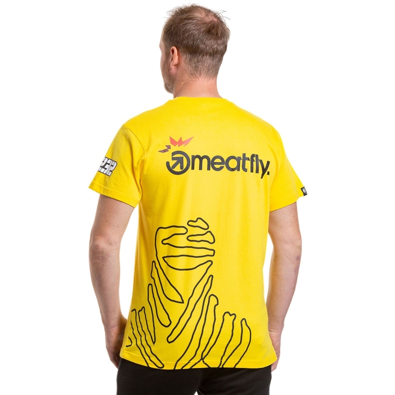 Тениска Meatfly Big Shock Dakar yellow