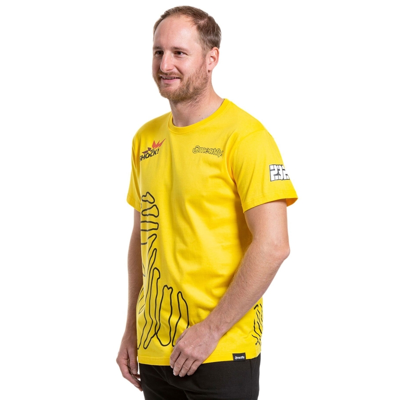Тениска Meatfly Big Shock Dakar yellow