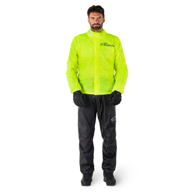 Alpinestars Hurricane Rain 2 флуорово жълто водоустойчиво яке
