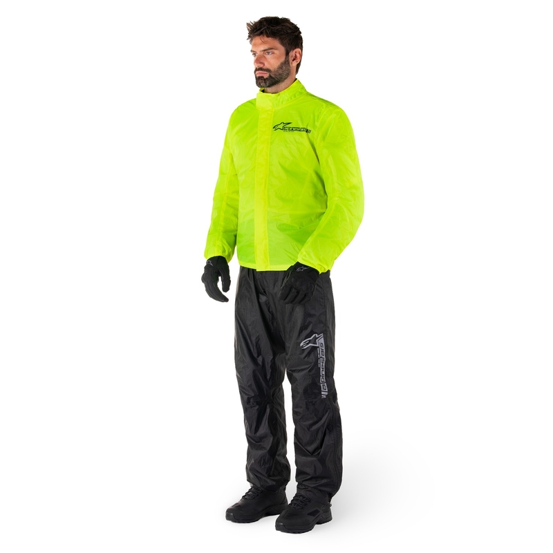 Alpinestars Hurricane Rain 2 флуорово жълто водоустойчиво яке