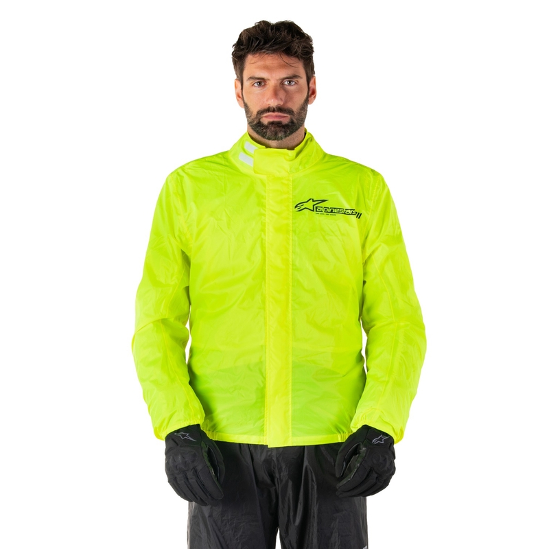Alpinestars Hurricane Rain 2 флуорово жълто водоустойчиво яке