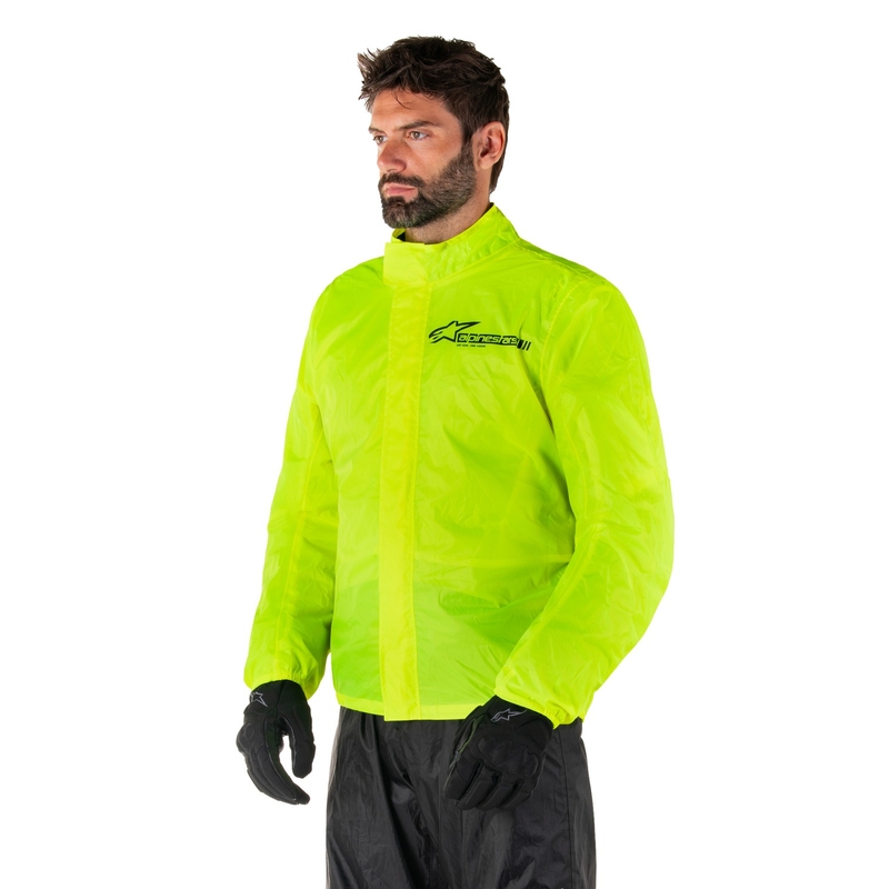 Alpinestars Hurricane Rain 2 флуорово жълто водоустойчиво яке