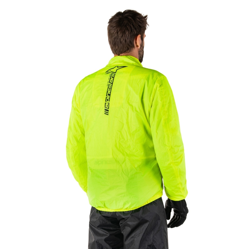 Alpinestars Hurricane Rain 2 флуорово жълто водоустойчиво яке