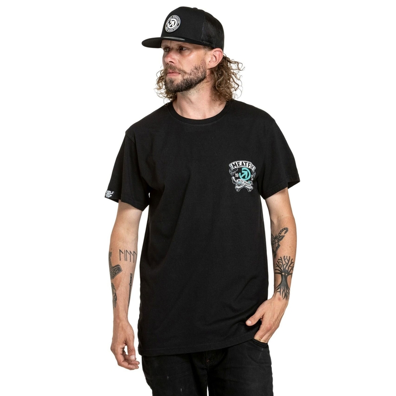 Тениска Meatfly Whiskey Boy black