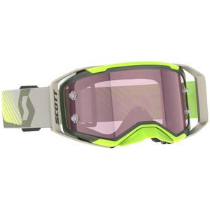 Очила за мотокрос SCOTT Prospect 2.0 AMP каки-флуорово жълто с розов плексиглас