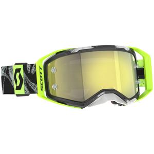 Очила за мотокрос SCOTT Prospect 2.0 black-fluo yellow с жълти огледални стъкла